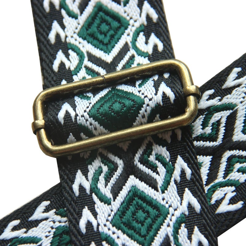 Yiaizhuo Ethnic 2" Wide Women's Purse Strap Replacement Crossbody Canvas Bags Shoulder Guitar Straps for Handbag Adjustable - Image 3
